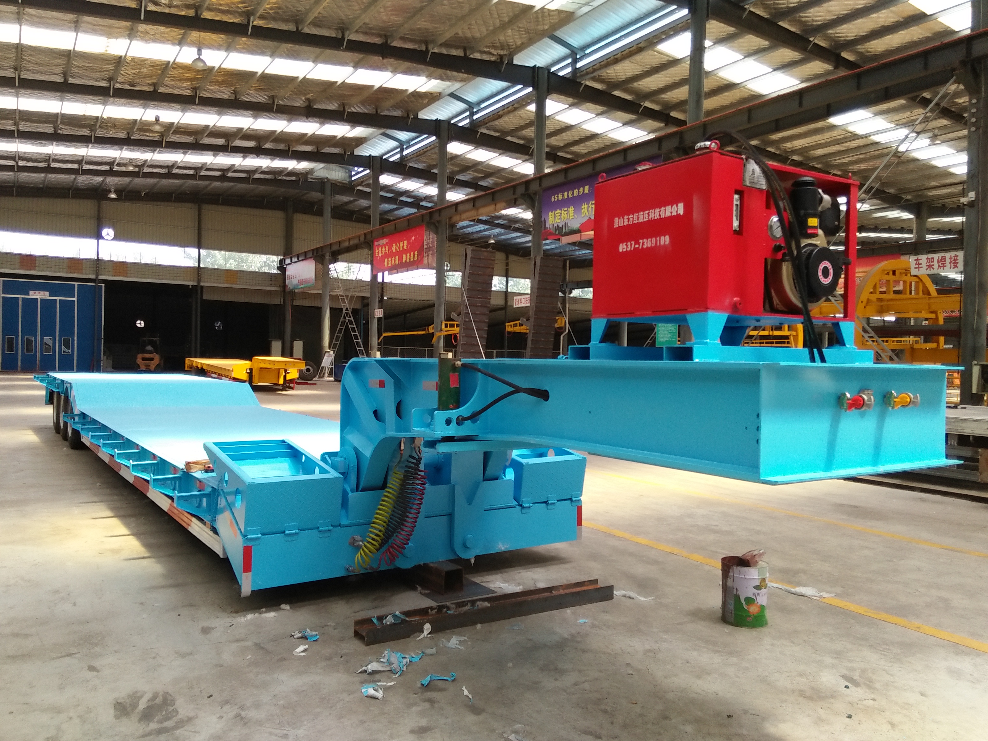 Juyuan Trailer OE NO. Multi Axles Hydraulic Modular Trailer for Construction Equipment