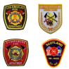 Buy cheap 9 Colors 228.6mm Custom Fire Department Patches For Dressing from wholesalers