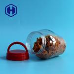 Canned Food Packaging Plastic Pickle Jars 590ml Screw Top Lids Customized Shape