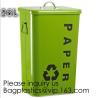 Buy cheap Household Metal Tin Garbage /Dust Bin,Metal Dog Pet Food Storage Bin Tin/Galvanized Trash Can/Garbage Bin,Store Supplies from wholesalers