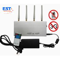 Buy cheap 3G / GSM Desktop Remote Control Cellphone Jammer / Blocker EST-505A product