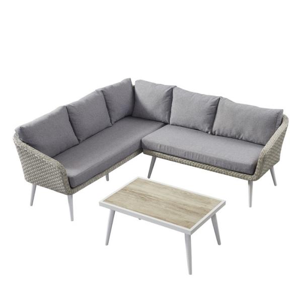 Buy cheap Waterproof PE Rattan All Weather Allowed Garden Lounge Set from wholesalers