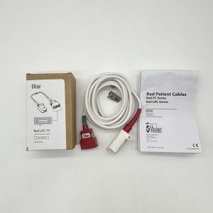 Original SET 2056 Red LNC-10 SpO2 Patient Extension Cable LNCS 9 Pin to Red 20