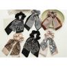 Buy cheap Floral ribbon hair band lady black hair scrunchies accessories headwear ins women rubber band tie head rope from wholesalers