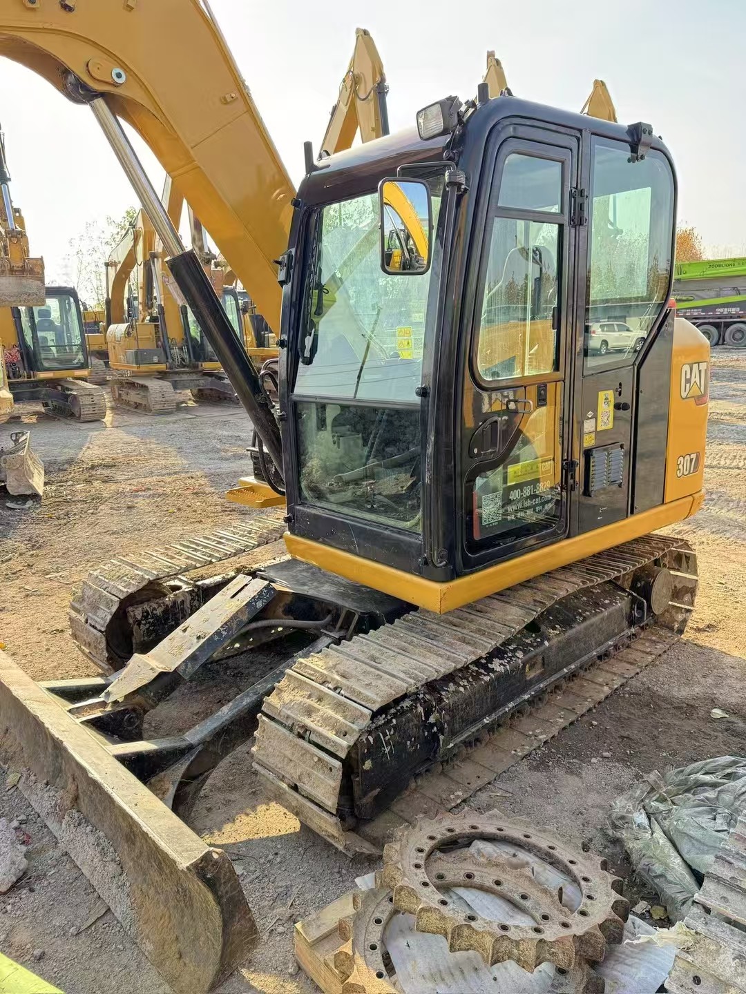 Original Caterpillar Brand Used Cat 307 Excavators 7 Ton Constrution Machine With 41.5 Kw Power