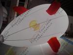 Customized LED Lighting Airship Balloons Helium With 540x1080 DPI Printing