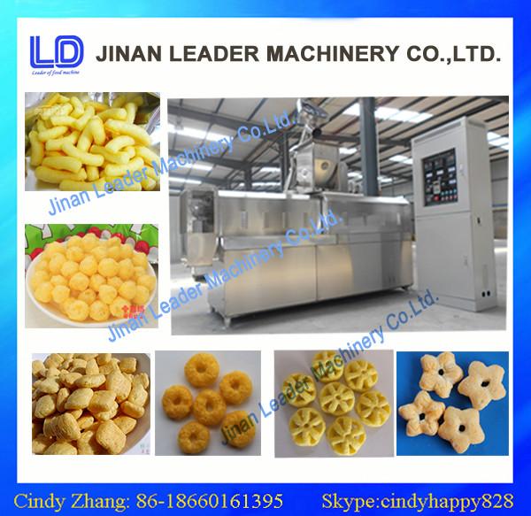 Buy cheap automatic twin screw expanded snack food process line / corn puffed snacks food from wholesalers