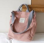 Korean Canvas Shoulder Bag Zipper Luxury Women Bags Designer Women Messenger Bag
