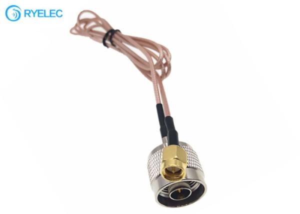 Buy cheap N Male Plug Straight To Gold Plated SMA Male Pigtail Antenna Cable Coaxial from wholesalers