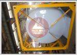 20FT Chemical Tank Trailer , Pneumatic Valve Chemical Transport Tanks Plastic