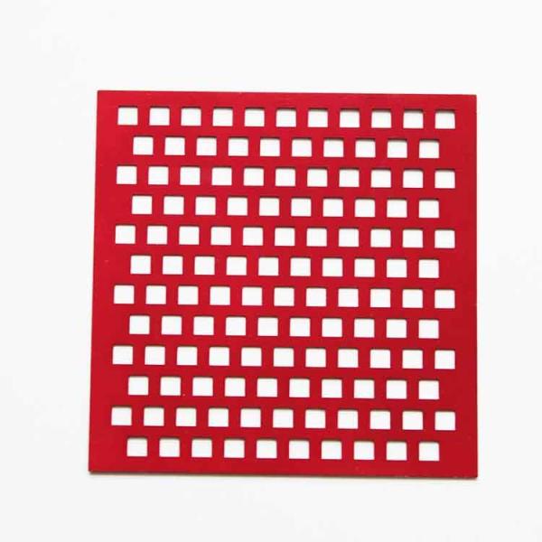 Buy cheap Stainless Steel Painting Square Hole Perforated Sheet For Sunshades from wholesalers