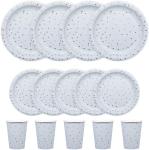 Compostable Disposable Dinnerware Sets Dinner Plates And Cups Party Supplies