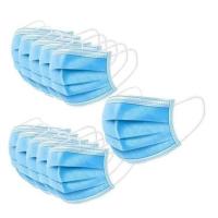 Buy cheap Breathable Disposable Non Woven Face Mask , Disposable Face Mask Blue And White product