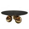 Buy cheap Modern Dining room Table Marble Top Round With ball leg China low price from wholesalers