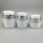 Replaceable Acrylic Cream Vacuum Bottle Press Airless Pump Jar For Face Cream