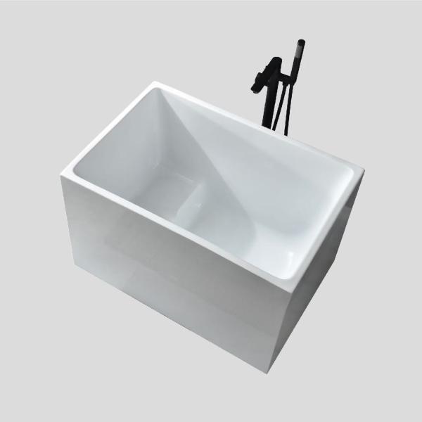 Buy cheap Tailored 1300mm 1500mm Freestanding Bath High Gloss Acrylic Deepest Soaking Tub from wholesalers