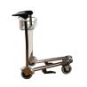 Buy cheap Aluminum Alloy Functional folding luggage cart Airport Trolley Cart 3 Wheels With Brake from wholesalers