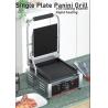 Buy cheap Commercial Electric Grilled Sandwich Panini Maker with Upper Grill Size 215*215mm from wholesalers