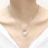 Buy cheap Stainless Steel Pet Urns Necklace Waterproof Heart Shape Weight 15.72g from wholesalers