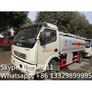 Buy cheap Dongfeng 6 Wheel 8000L Gasoline Transport Fuel Tank Truck, hot sale fuel tank for sale, dongfeng fuel dispenser truck from wholesalers