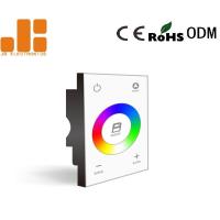 Buy cheap DMX512 Signal White Dimmer Switch , 86*86 Glass Panel Dimmer Control Switch product