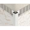 Buy cheap Stainless Steel Brushed Steel Tile Trim 10mm Corner Edge Trim Finishing Closing Strip from wholesalers
