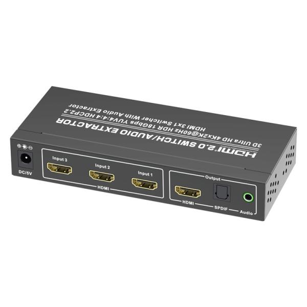 Buy cheap 1080P 60Hz 3 X 1 600MHz HDMI 4K Switcher from wholesalers