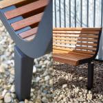 OHSAS18001 Certificate Airport Seating 4 Seater Wooden Bench