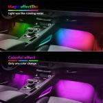 Magic Car Usb Rgbic Led Strip Lights Underfoot Car Voice Control Addressable