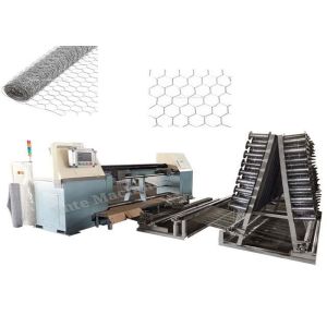 Buy cheap CE PLC Control Architecture Hexagonal Wire Mesh Machine from wholesalers