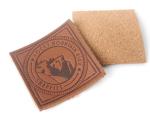 Custom Jeans Embossed Leather Patch / Leather Clothing Labels