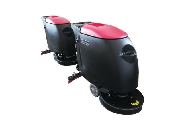 Buy cheap Colored Commercial Walk Behind Floor Sweeper , Fast Hard Floor Mopping Machine from wholesalers