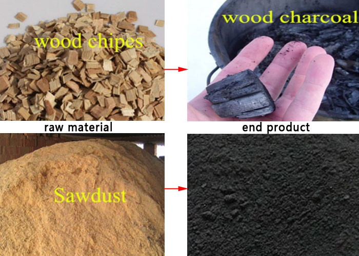 500kg/H Wood Sawdust Continuous Carbonization Furnace