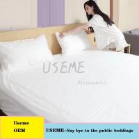 Buy cheap 60*60cm Disposable Pillow Cover Disposable Heasrest Covers ODM Disposable Pillow product