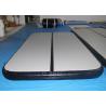 Buy cheap Custom Inflatable Air Track Double Wall Fabric Material Black Sides from wholesalers