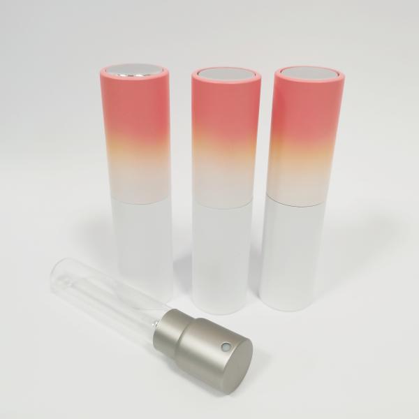 Buy cheap 8ML Aluminum Shell Gradient Color Refill Spray Bottle With Glass Inner Bottle from wholesalers