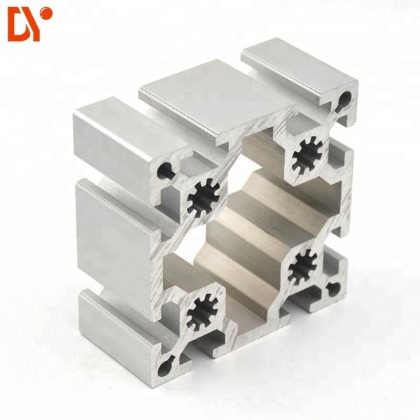 Buy cheap Customized Aluminium Extruded Sections 100100 Square T Slot Aluminum Extrusion Profiles from wholesalers