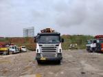 Semi-Dry Shotcrete Type Zoomlion 60m Concrete Pump Truck for Construction