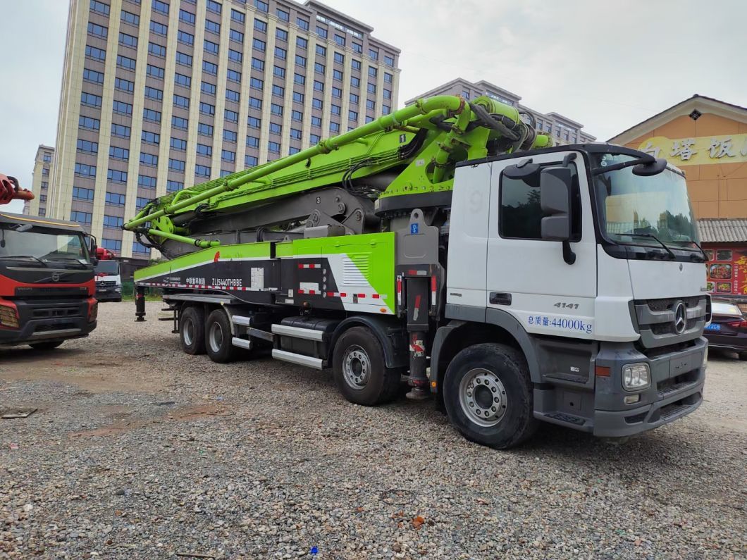 2019 Zoomlion 56m Concrete Pump Truck with Mercedes Benz Chassis Heavy Equipment Truck Mounted Pump