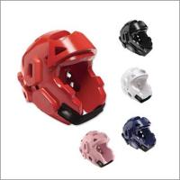 Buy cheap Karate Taekwondo MMA PPE Safety Gear , Protective Sports Helmet PU Coating product
