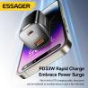 Buy cheap ESSAGER ES-CD45 Series 2 Ports 33W USB-A Wall Charger USB C Fast Charger from wholesalers