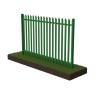 Buy cheap Green Euro Curved Top Palisade Fence Powder Coated 1.2m-3m from wholesalers