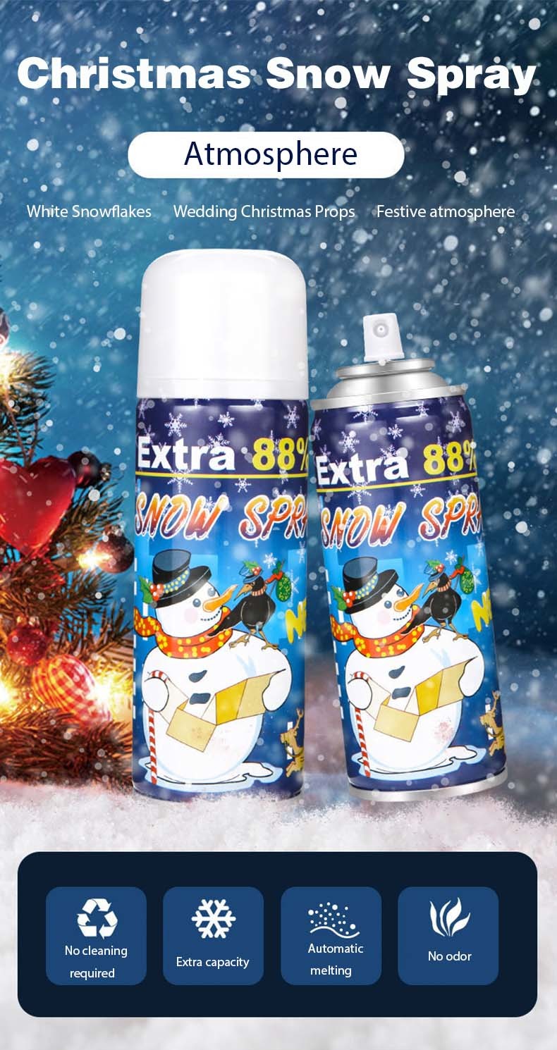Wholesales Party Snow Spray Artificial Snow Spray Can OEM Accepted for Fun Birthday Wedding Decoration