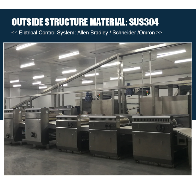 Automatic Soft Biscuit Production Line Making Machine For Snack Factory