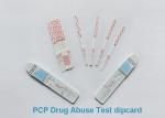 High Accuracy Drug Test Kit PCP Rapid Diagnostic Test Dipcard, 25ng/ml cut-off,