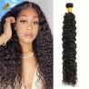 Buy cheap Natural Black Kiny Curly Brazilian Human Hair Bundles Hair Extensions Weft from wholesalers