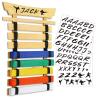 Buy cheap Pinewood Martial Arts Belt Display Rack Wall Mounted Bamboo Karate Belt Display Rack from wholesalers