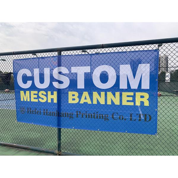 Buy cheap Custom Logo Outdoor Advertising Banner Polyester Sport Event Banner from wholesalers