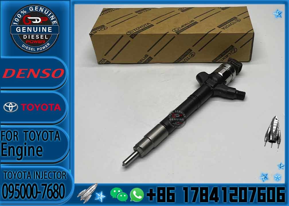 Common Rail Injector 095000-7680 095000 7680 Fuel Injector 0950007680 for Toyota