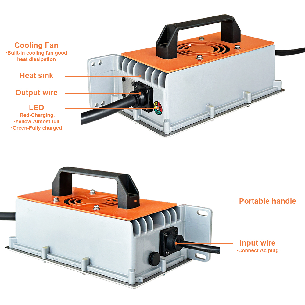 1500W LiFePO4 Lithium Ion Battery Charger 24V 30A 36V 25A 48V 25A 60V 18A 72V 15A